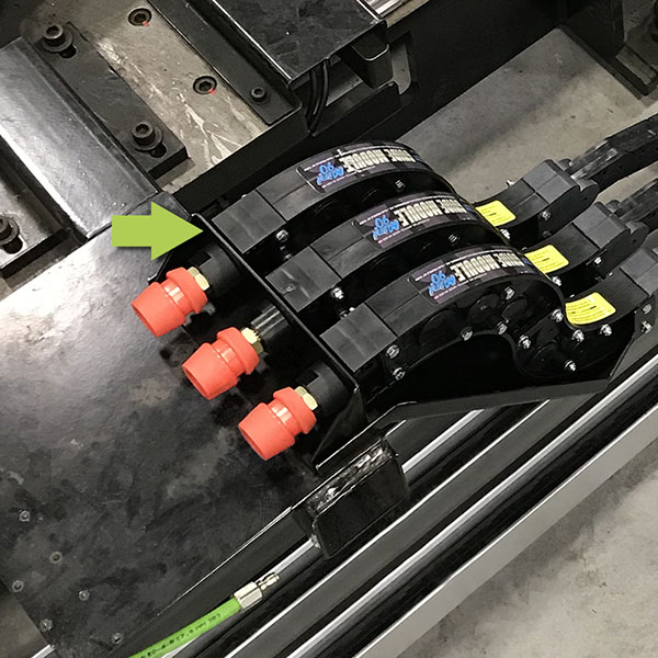 Mounting Brace for Triple FLEX Connection to 90° Modules